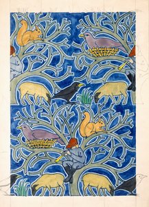 El flautista de los animales de Charles Francis Annesley Voysey
